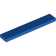Lego destička 1x6 hladká, modrá (4108153, 4118785)